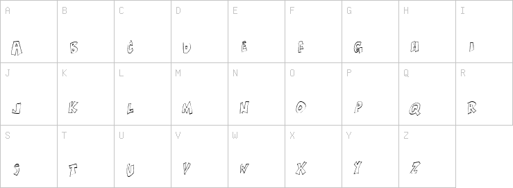 Uppercase characters