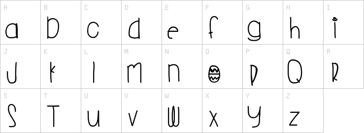 Uppercase characters