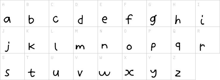 Uppercase characters