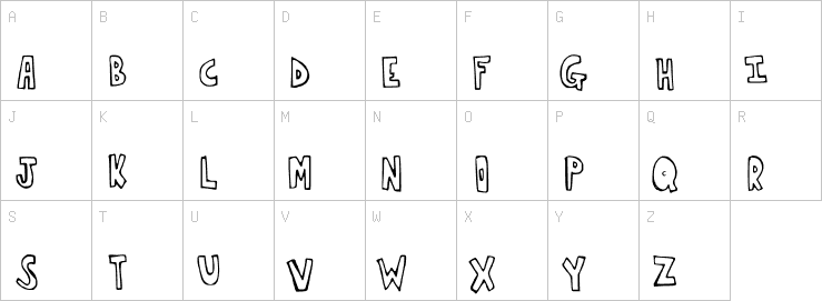 Uppercase characters