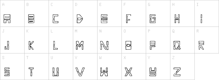 Uppercase characters