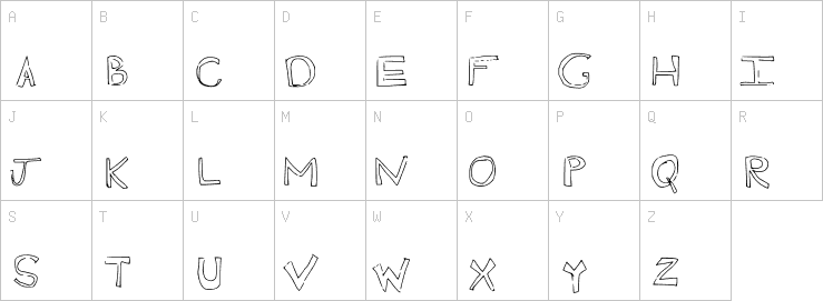 Uppercase characters