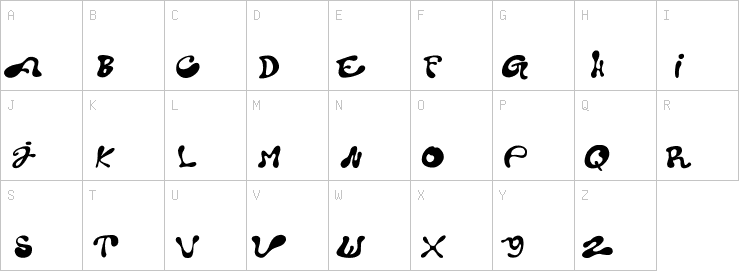 Uppercase characters