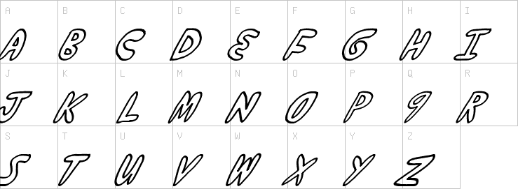 Uppercase characters