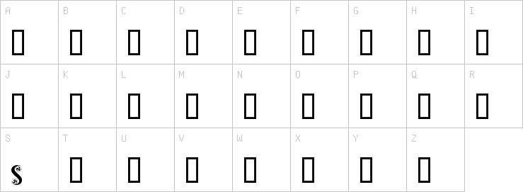 Uppercase characters