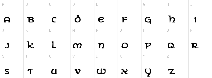 Uppercase characters