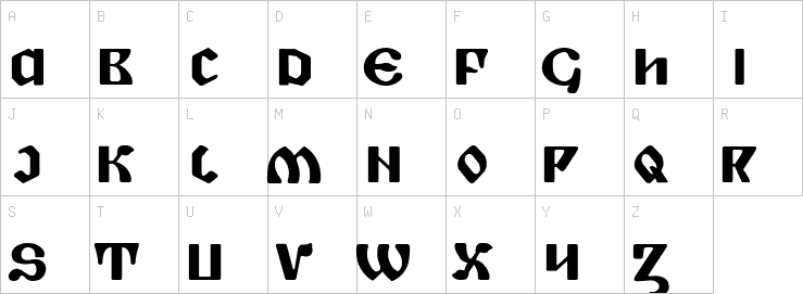 Uppercase characters