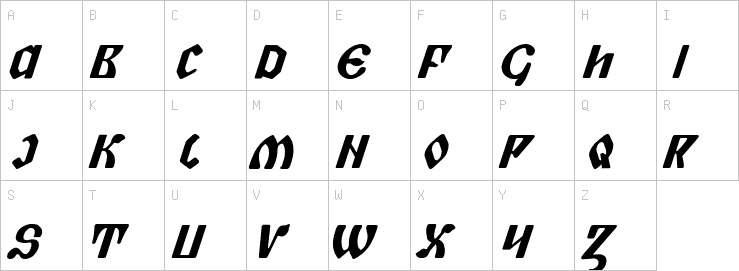 Uppercase characters