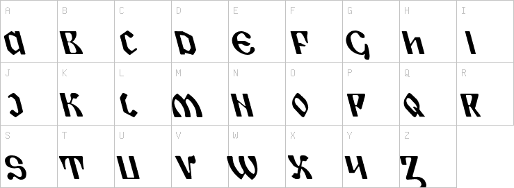 Uppercase characters