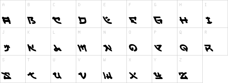 Uppercase characters