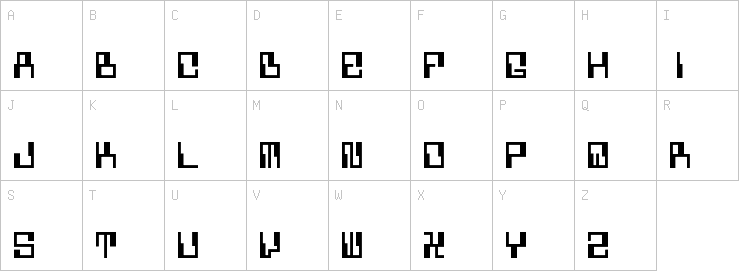 Uppercase characters