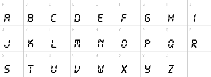 Uppercase characters