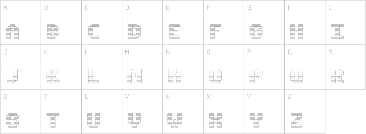 Uppercase characters