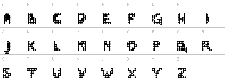 Uppercase characters