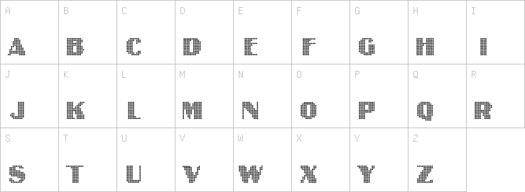 Uppercase characters