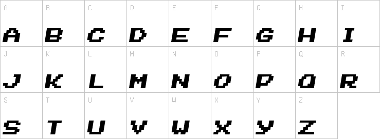 Uppercase characters