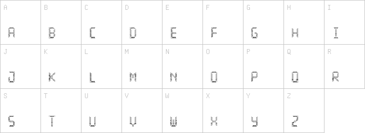 Uppercase characters