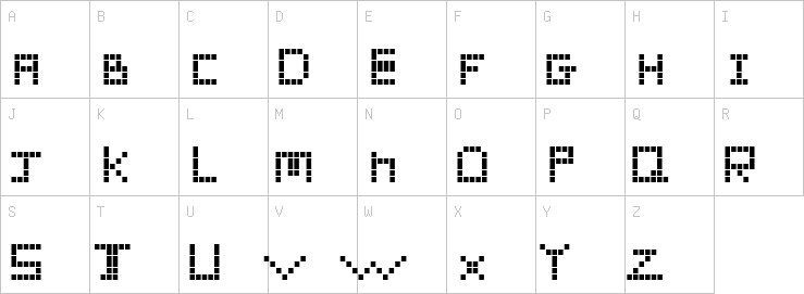 Uppercase characters