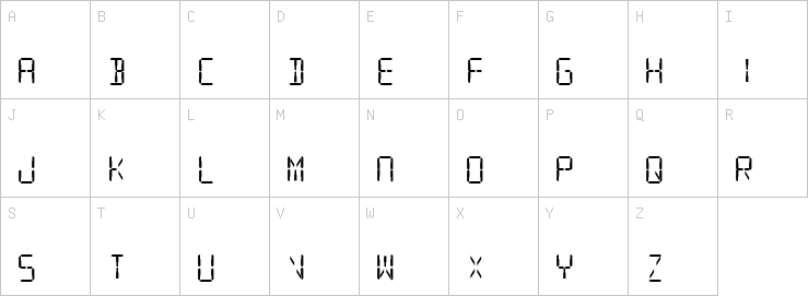 Uppercase characters