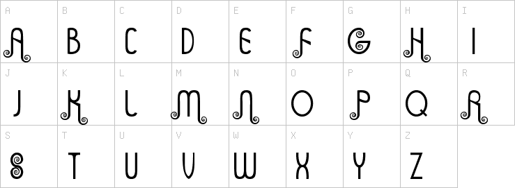 Uppercase characters