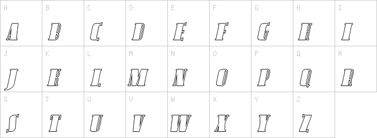 Uppercase characters