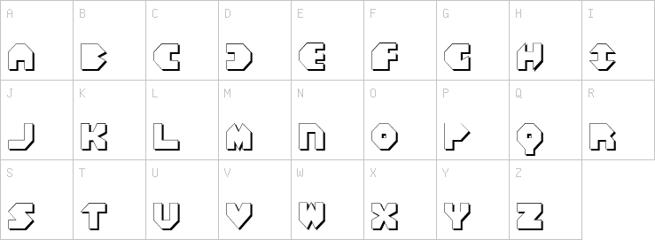 Uppercase characters