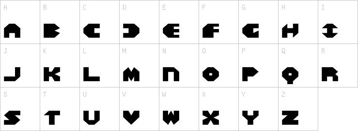 Uppercase characters