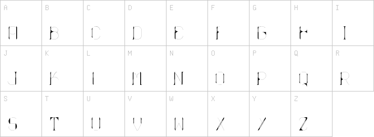 Uppercase characters