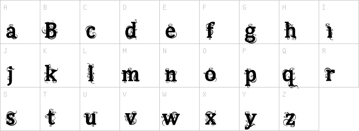 Uppercase characters