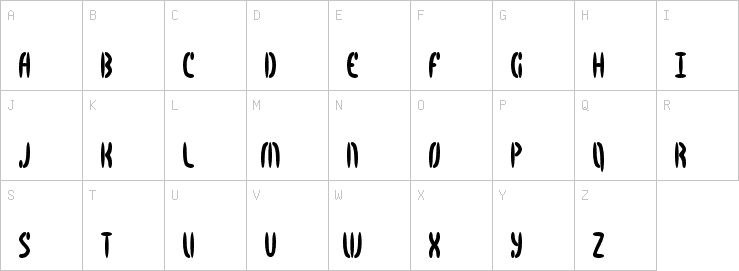 Uppercase characters