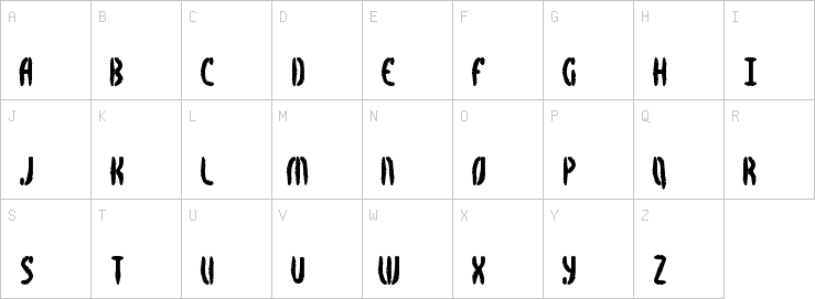 Uppercase characters