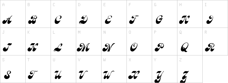 Uppercase characters