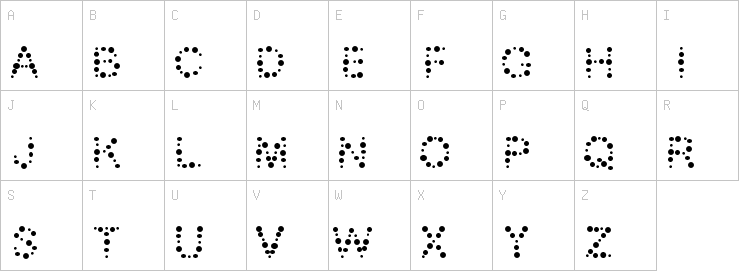 Uppercase characters