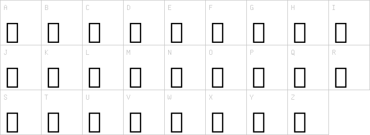 Uppercase characters