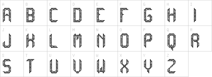 Uppercase characters