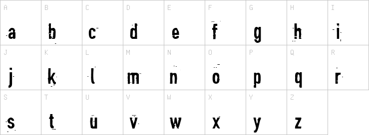 Uppercase characters