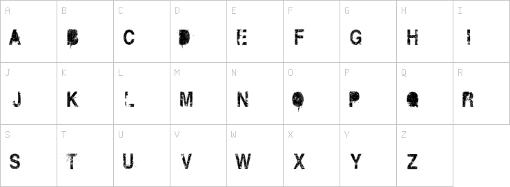 Uppercase characters