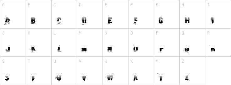 Uppercase characters