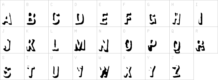 Uppercase characters