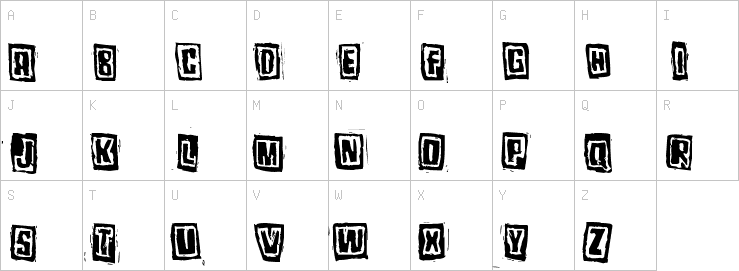 Uppercase characters