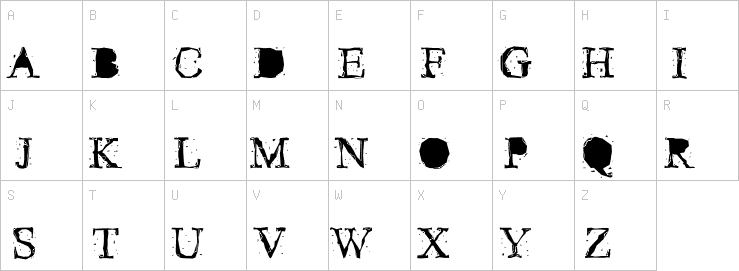 Uppercase characters