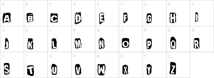 Uppercase characters