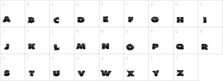 Uppercase characters