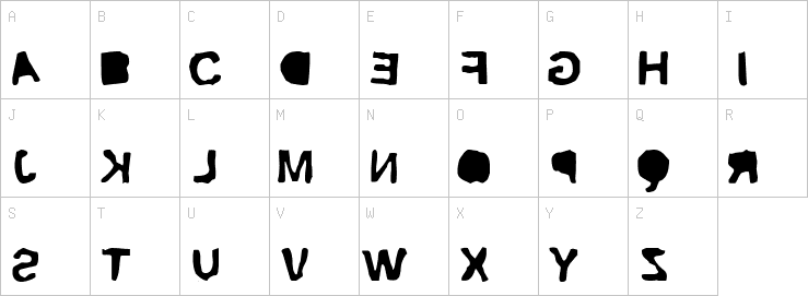 Uppercase characters