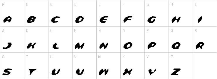 Uppercase characters