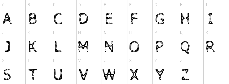 Uppercase characters