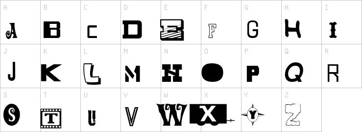 Uppercase characters