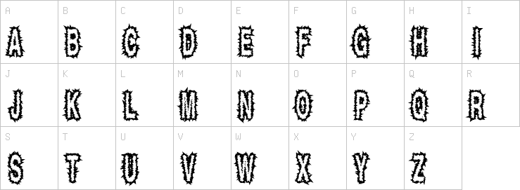 Uppercase characters