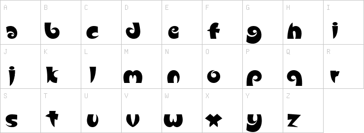 Uppercase characters