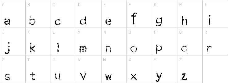 Uppercase characters